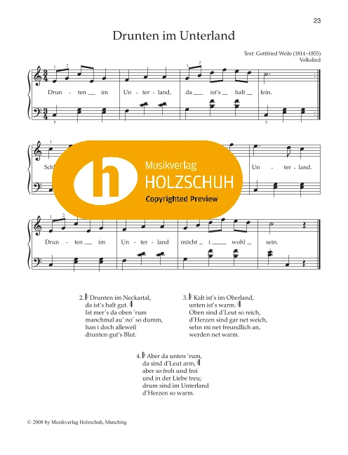 Drunten im Unterland